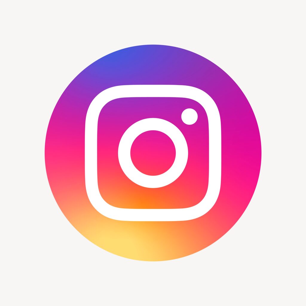 Print Instagram vector social media icon. 7 JUNE 2021 - BANGKOK, THAILAND